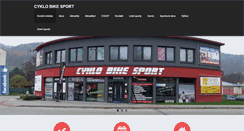 Desktop Screenshot of cyklobikesport.cz